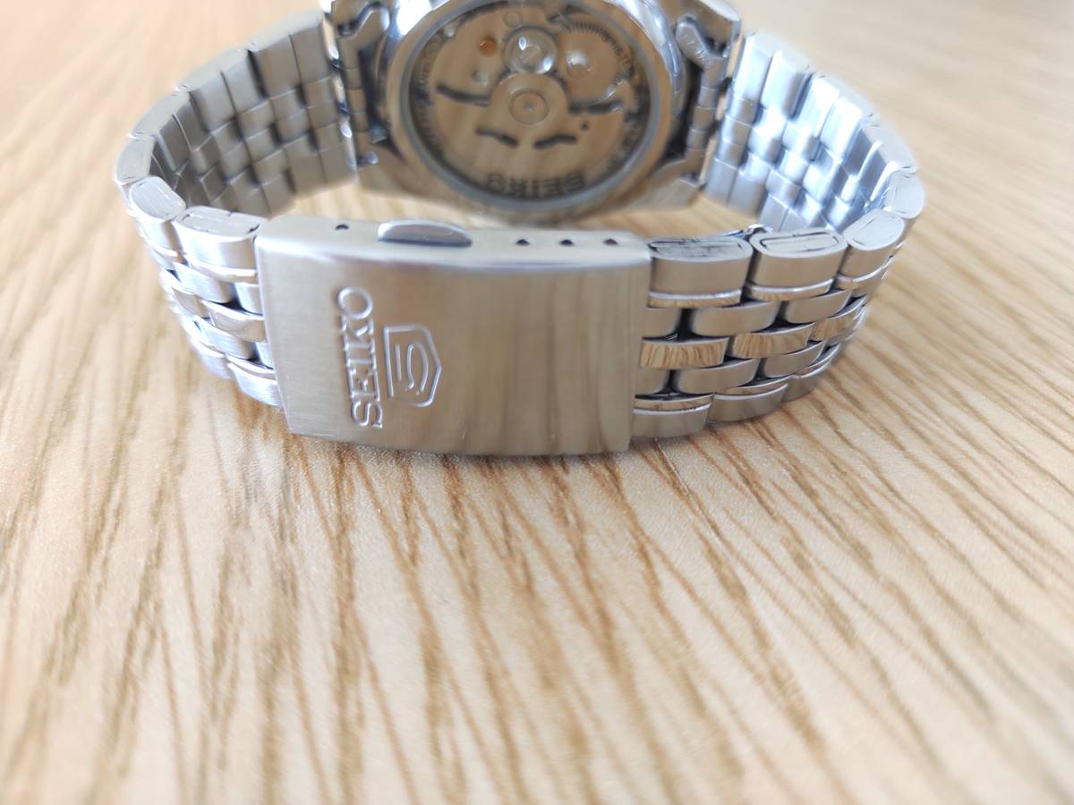 メンズ SEIKO5 メンズ腕時計 自動巻き 裏スケ7S26-01V0