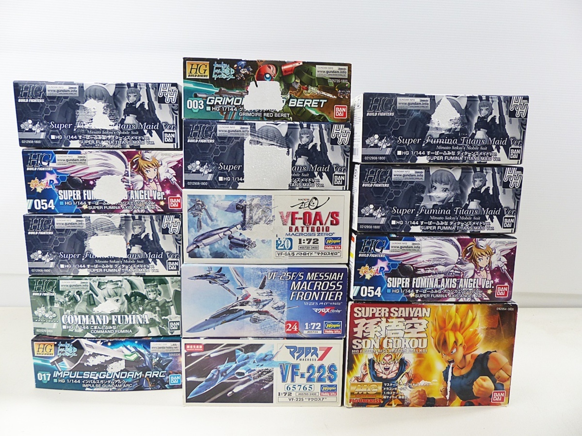 D-3-1] BANDAI 他 プラモデル いろいろ まとめ売り 14点 未組立品 