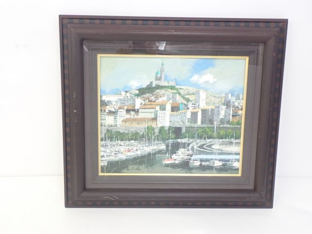 真作 斉藤要 さいとうかなめ 油彩絵 風景画 漁港 港街 F10号 マルセイユの港 623b9 2 自然 風景画 売買されたオークション情報 Yahooの商品情報をアーカイブ公開 オークファン Aucfan Com