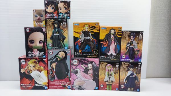 鬼滅の刃フィギュアまとめ売り プライズ品全56点 56/F636×鬼滅の刃 プライズフィギュアまとめ売り ジャンク アニメ「鬼