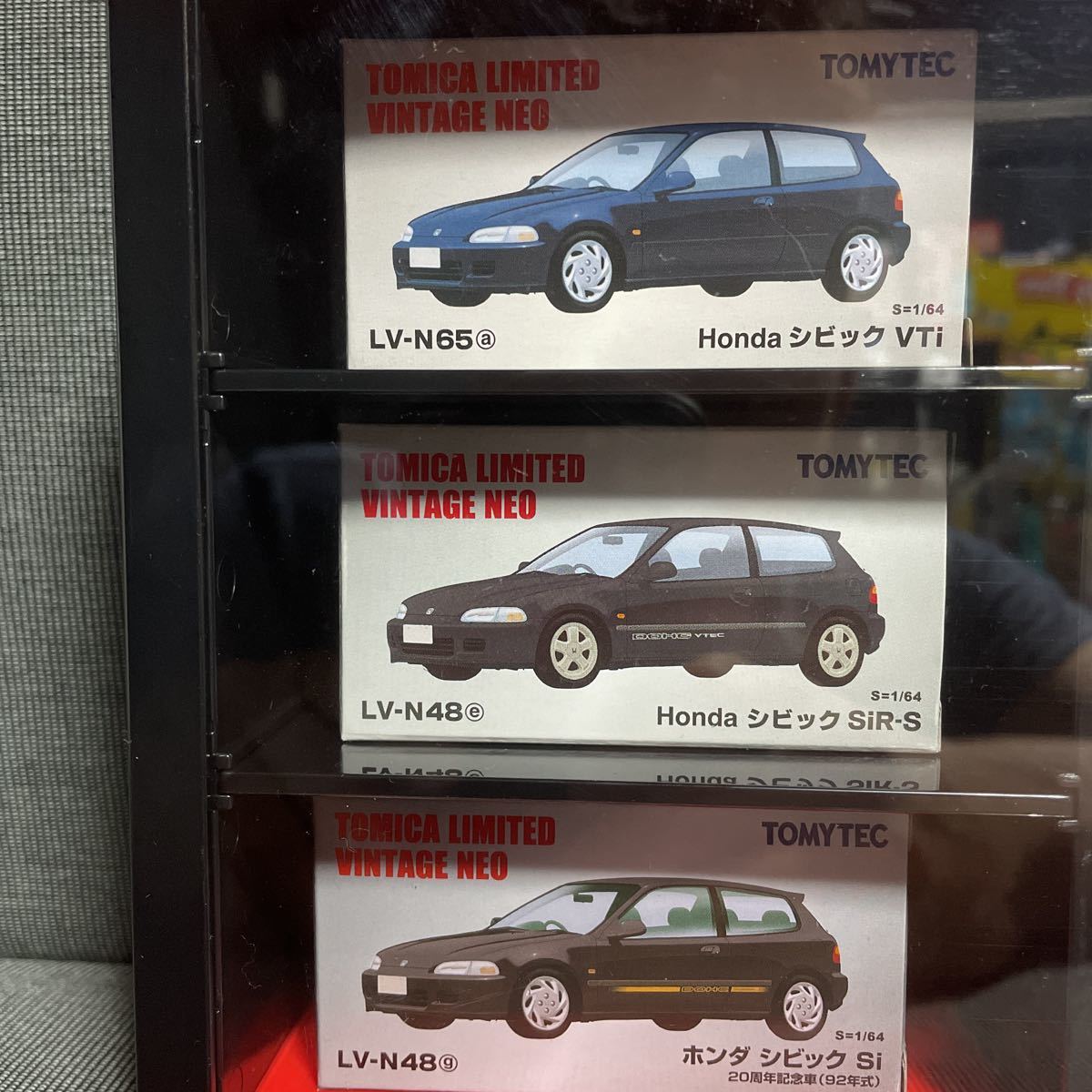 トミカリミテッドヴィンテージ LV-N65 LV-N48 ホンダ シビック EG6 SiR 