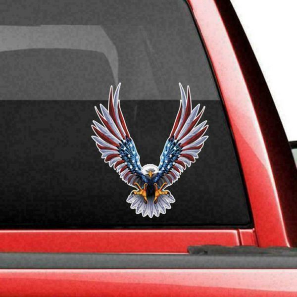 白頭ワシ 米国旗ステッカーステッカーpet 13cm X 15cm イーグル エンブレム 車 バイク ヘルメット ハーレー その他 売買されたオークション情報 Yahooの商品情報をアーカイブ公開 オークファン Aucfan Com