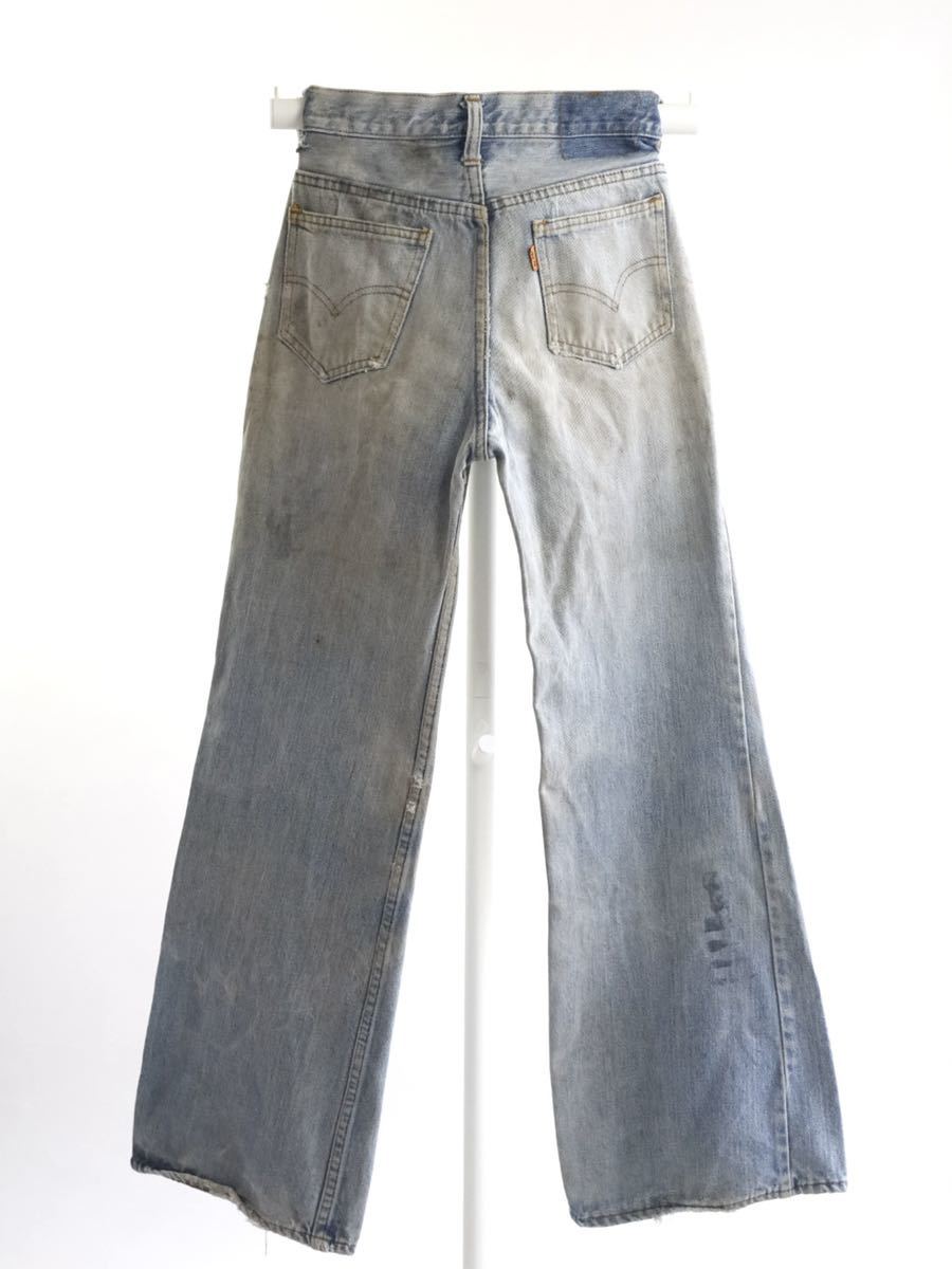 80s Levi's 684 フレアデニム ベルボトム 色落ち ヴィンテージ 80s USA