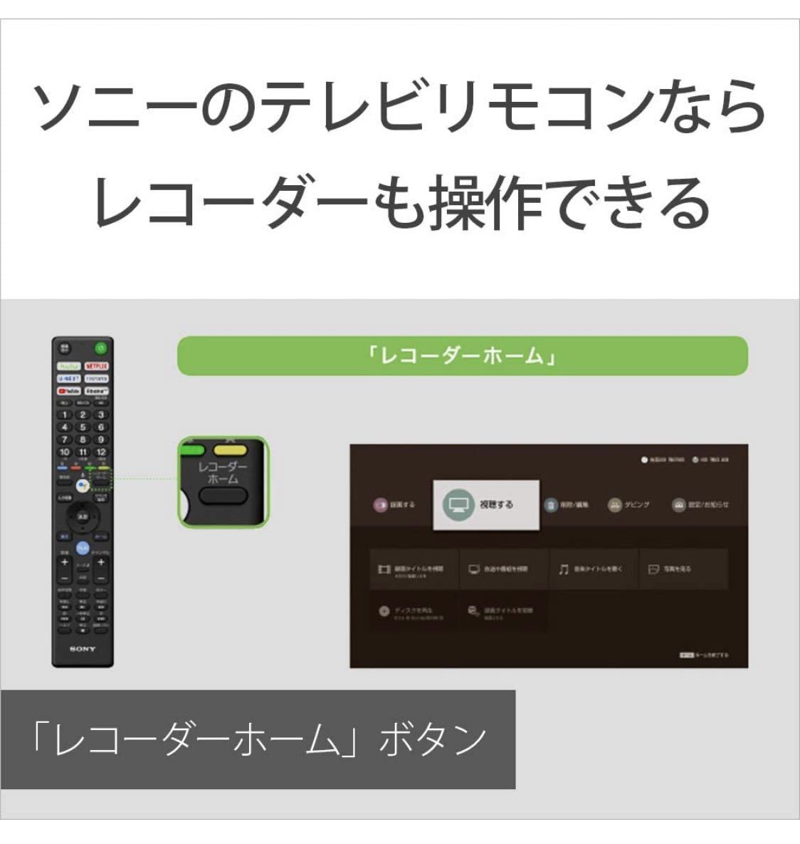 ソニー 4K ブルーレイレコーダー 3TB 3チューナー SONY BDZ-FBT3000