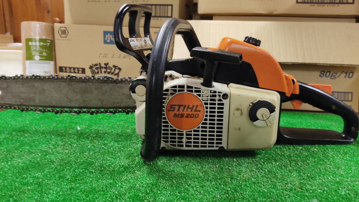 スチール チェーンソー MS200【ジャンク品】 おもた 