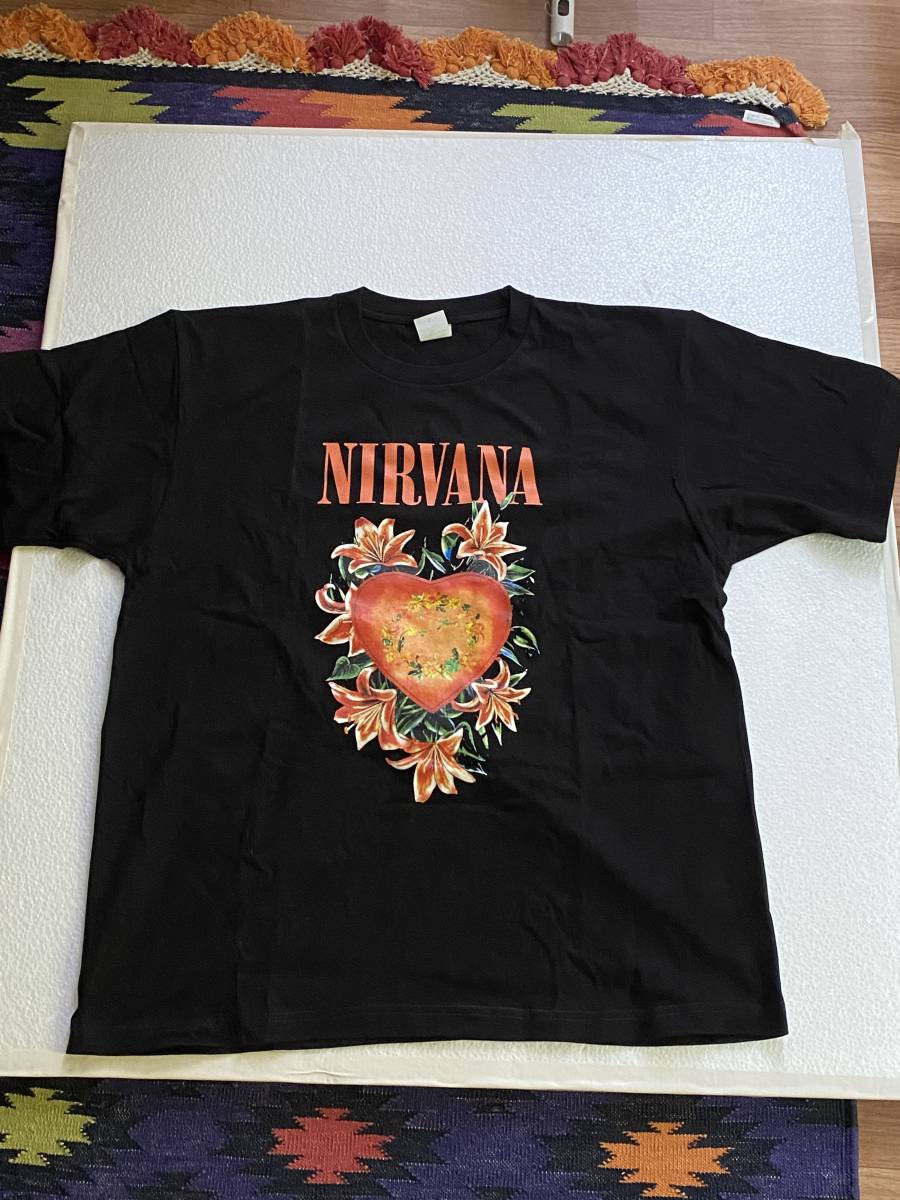 Heart Box NIRVANA Shaped ニルヴァーナ Nirvana heart Tシャツ - XL