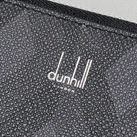 新品即決◆ダンヒル 牛革レザー クラッチバッグ イタリア製◆9万/本物dunhill正規品/本革セカンドバッグ/カドガン エンジンターン/ブラック | イタリア製 本革 バッグ&frasl;バック&frasl;BAG&frasl;鞄&frasl;カバン カード ダンヒル（素材（生地・毛糸）本革）（クラッチバッグ