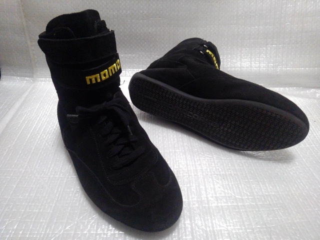 ＭＯＭＯレーシングシューズ　ＳＰＥＥＤ　ＰＲＯ　ブラック MOMO MOMO、新レーシングシューズ『SPEED PRO』と6点式シートベルト