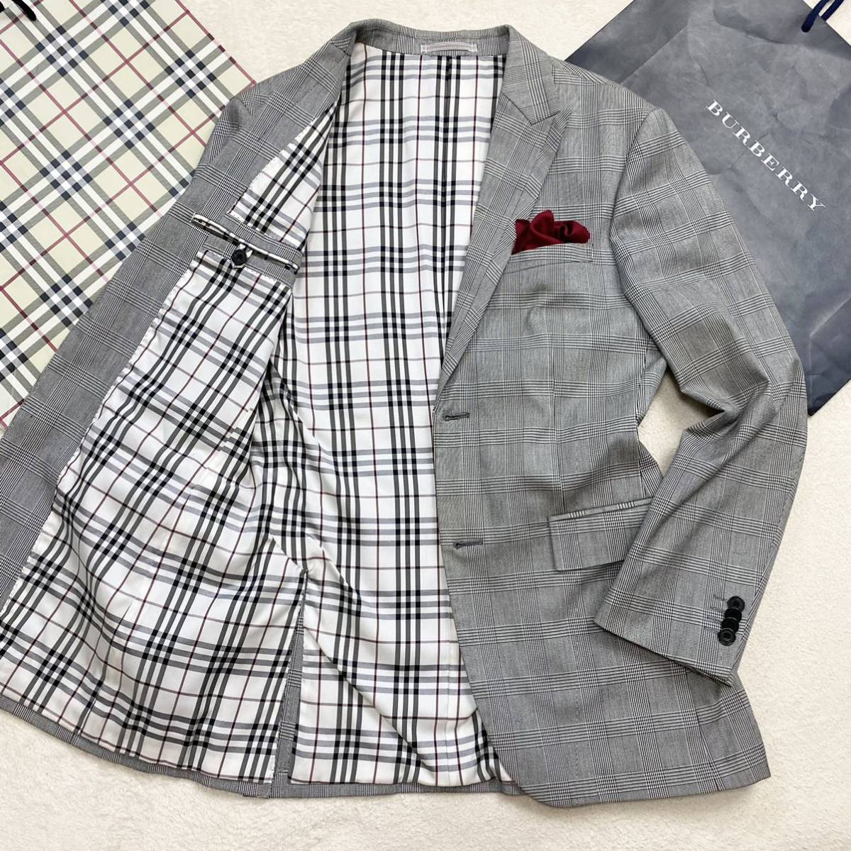 バーバリーブラックレーベルグレンチェックコートMサイズ