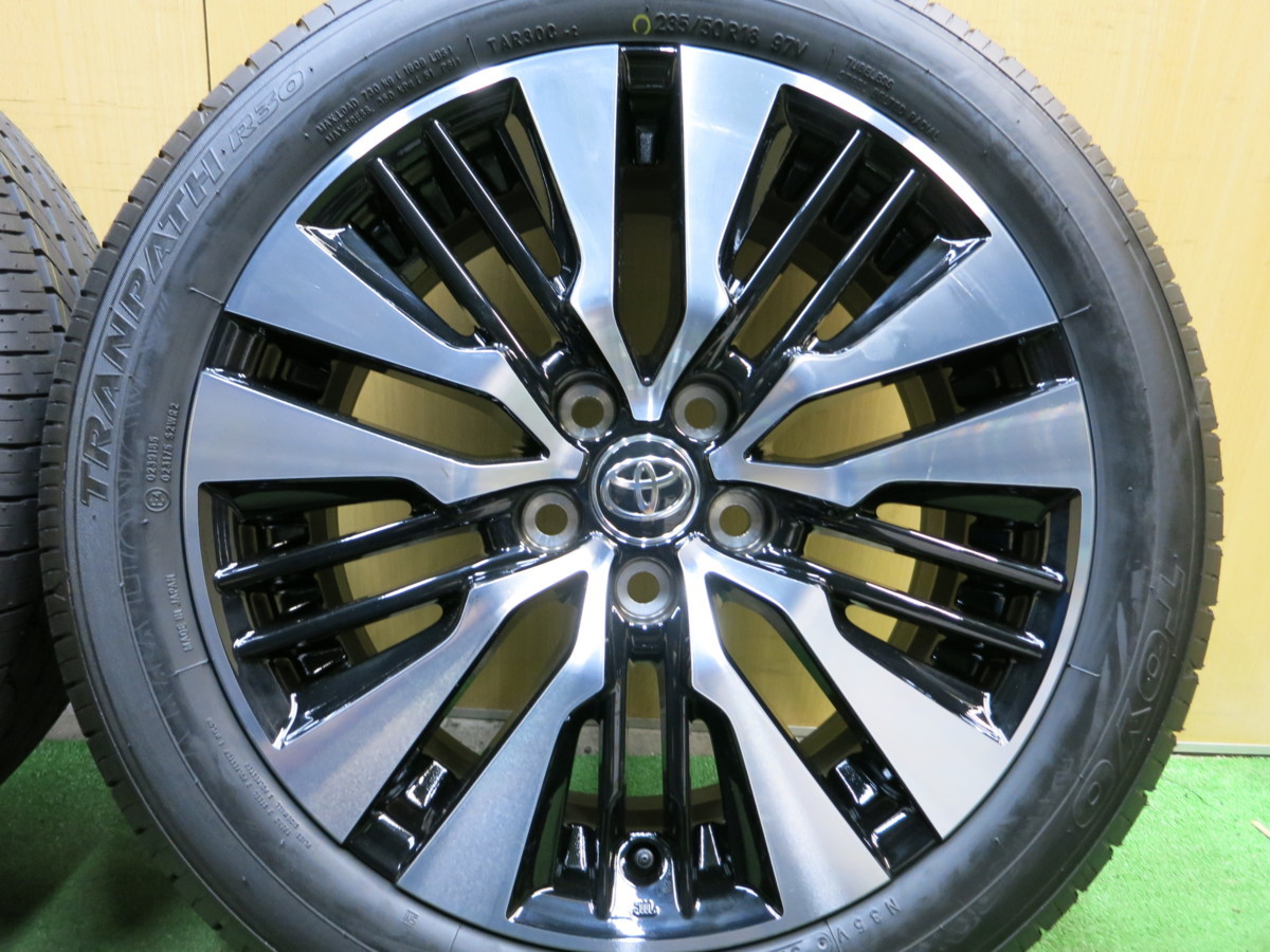 新車外し！21年製☆トヨタ 30系 後期 アルファード 純正 235/50R18