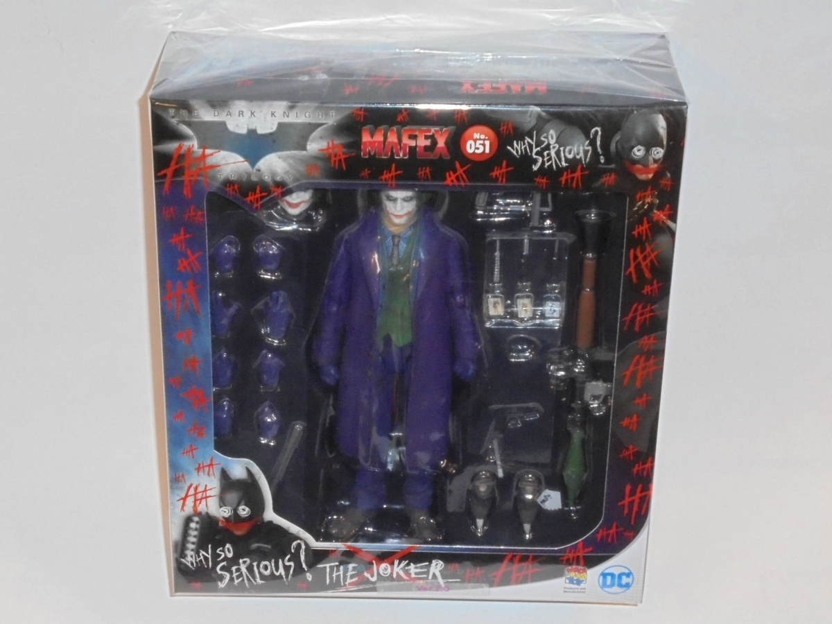 新品 訳あり MAFEX No，051 ジョーカー Ver.2.0 THE JOKER THE DARK