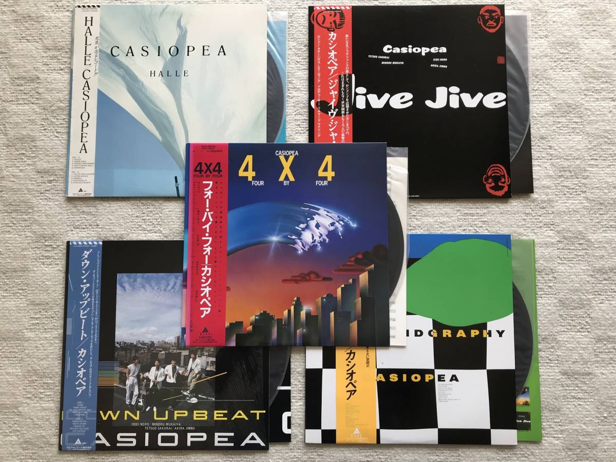 CASIOPEA カシオペア レコード 5枚セット CASIOPEA カシオペア