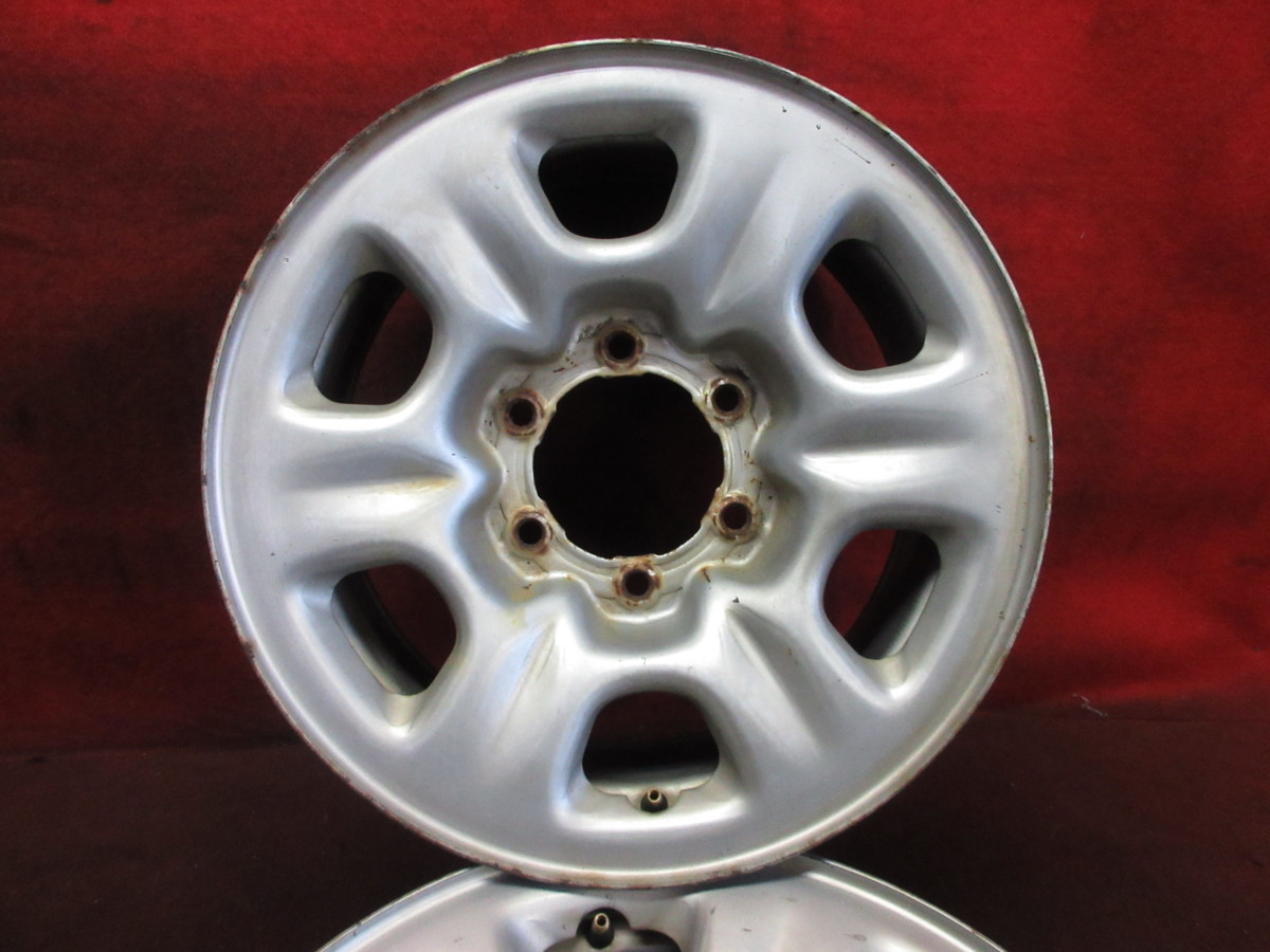 スチール ホイール 4本 トヨタ 純正 ハイラックスサーフ 215系 16×7J 6 