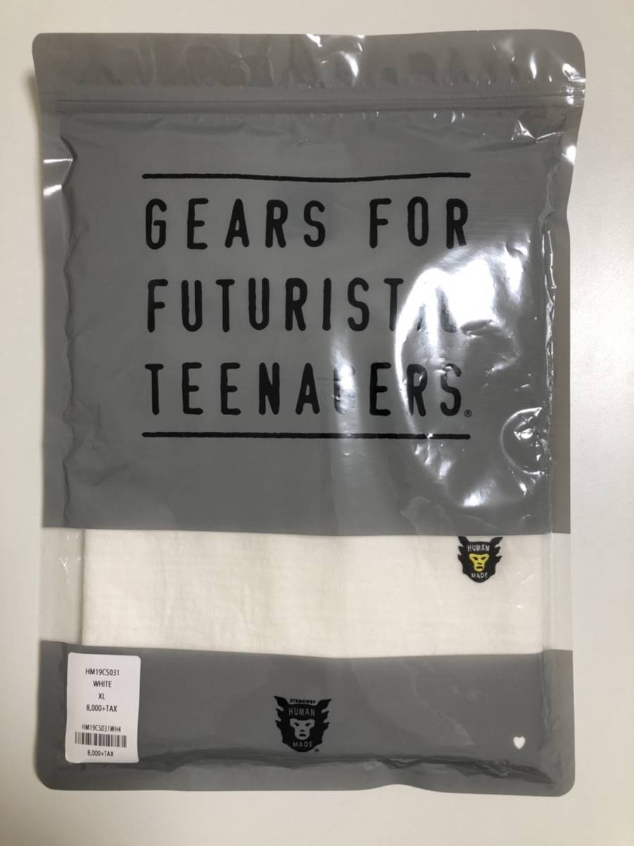 ほぼ新品 Human Made XL ワンポイントロゴ Logo T shirt Tシャツ TEE