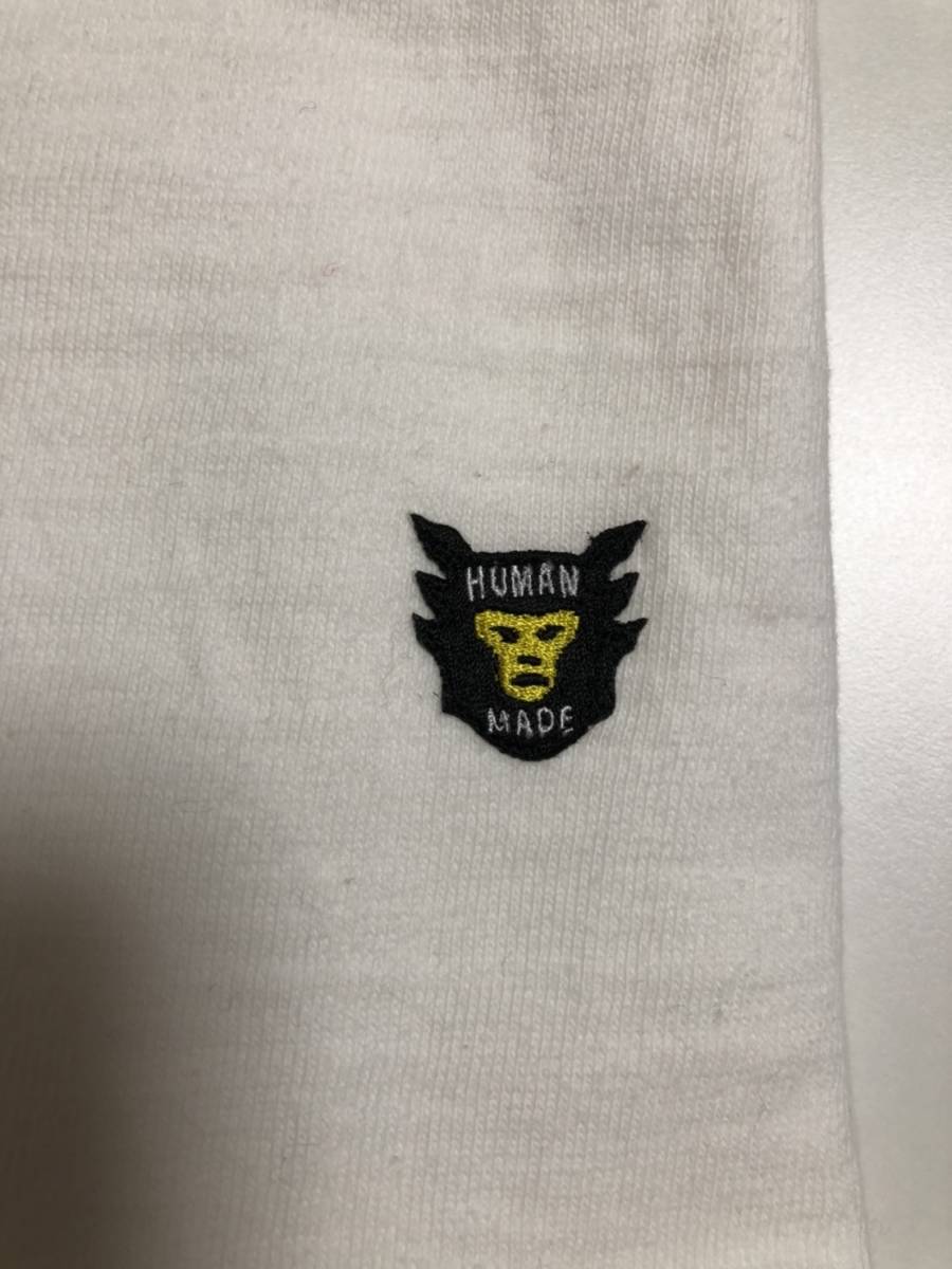 ほぼ新品 Human Made XL ワンポイントロゴ Logo T shirt Tシャツ TEE
