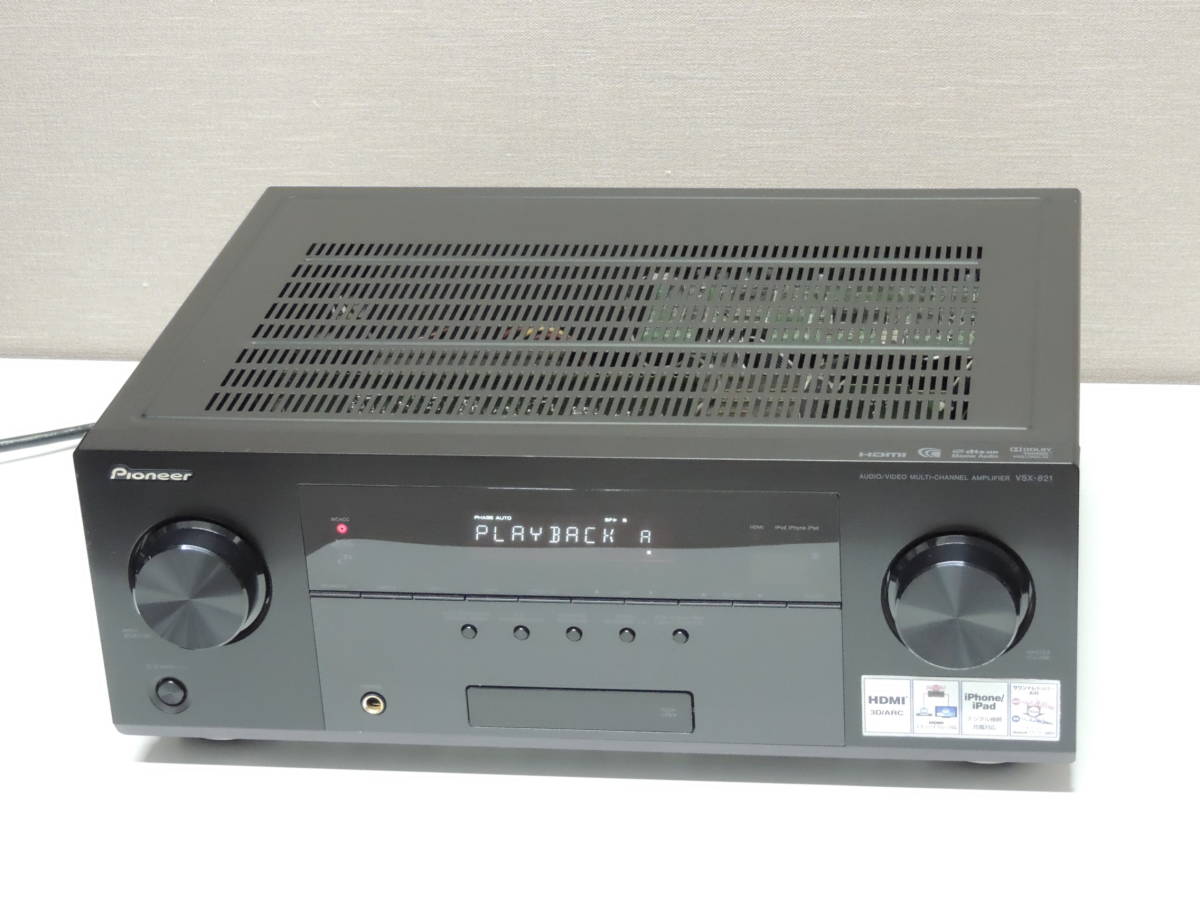 Pioneer AVアンプ VSX-821 Pioneer マルチチャンネルアンプ VSX-821 管理:m-58 Pioneer VSX-821