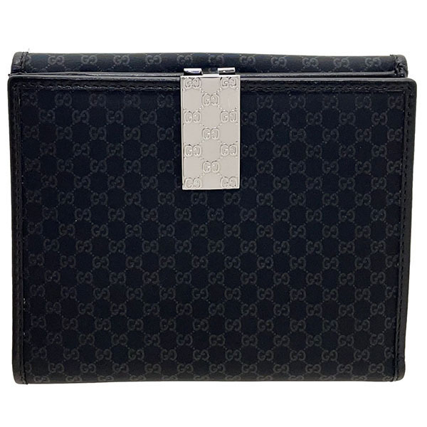 即決・展示品】グッチ GUCCI マイクロ グッチシマ 長財布 Wホック 二