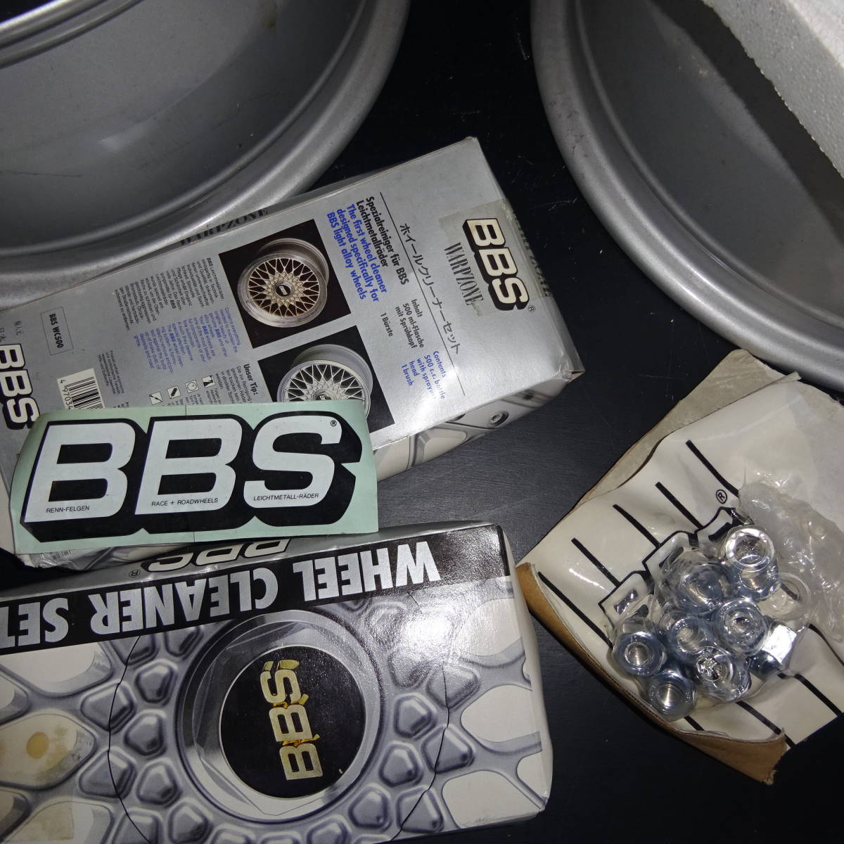 174番 当時物 BBS RG040 16×7J 4穴114.3 2ET38 ポリュシュドシルバー 2 