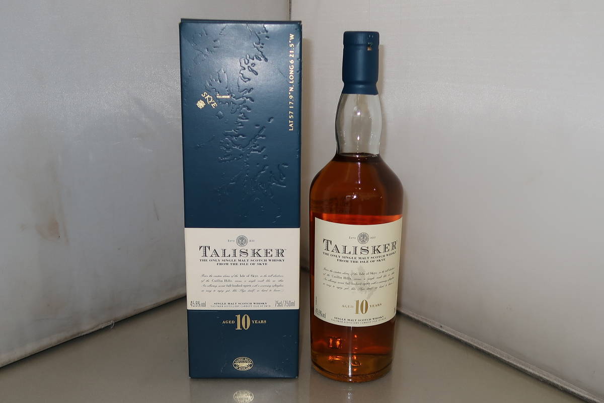 ♪♪1円～古酒 未開栓 TALISKER タリスカー 10年 旧ボトル シングル モルト ウイスキー 750ml♪♪