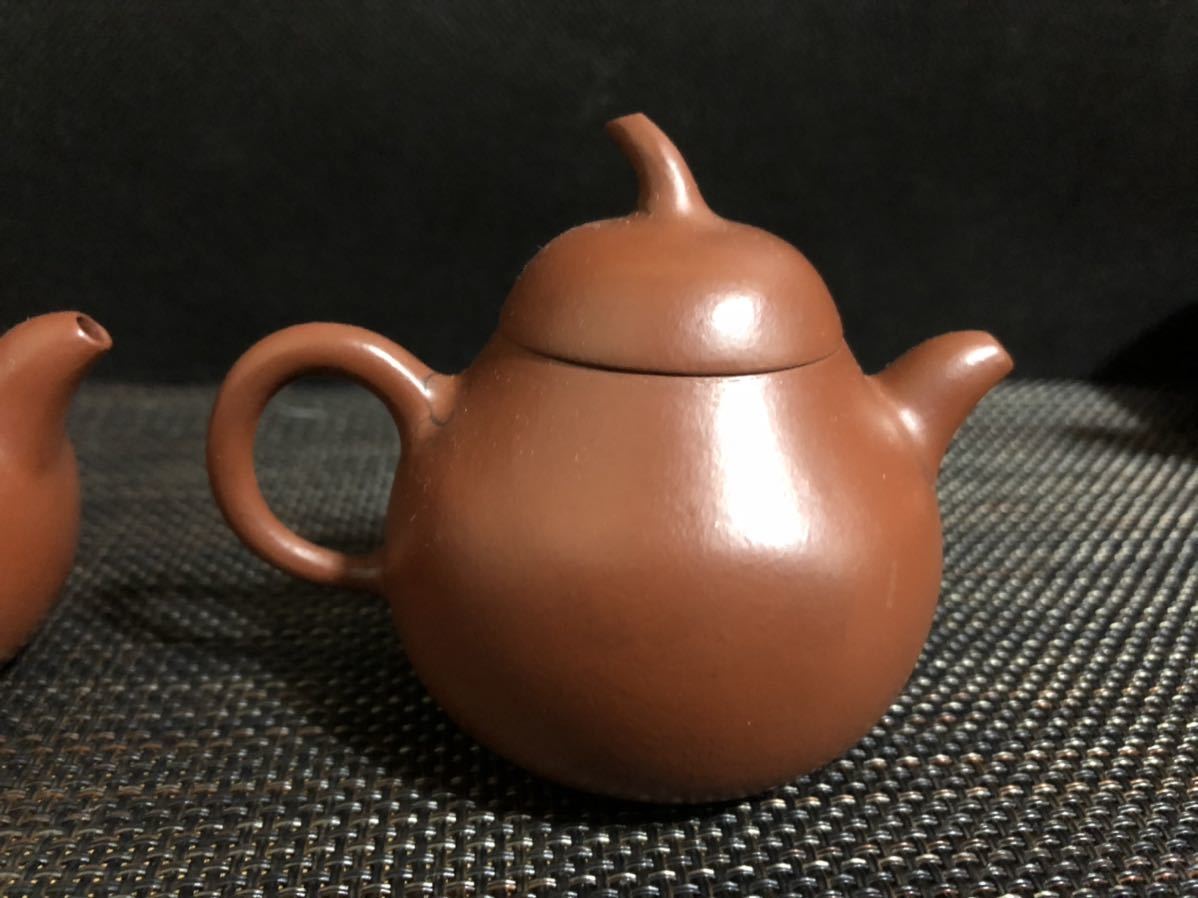 朱泥 荊渓惠孟臣製 六杯 水平 急須 紫泥 紫砂 中国宜興 唐物 中国茶器