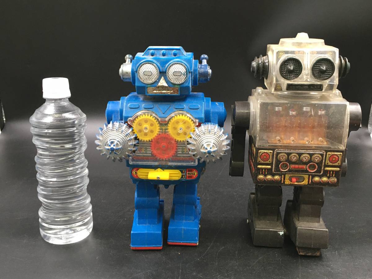 1025 1 昭和レトロ ブリキ ロボット 堀川玩具 当時物 ピストンロボット ドリルロボット 2体まとめて 電動 動作未確認 ロボット 売買されたオークション情報 Yahooの商品情報をアーカイブ公開 オークファン Aucfan Com