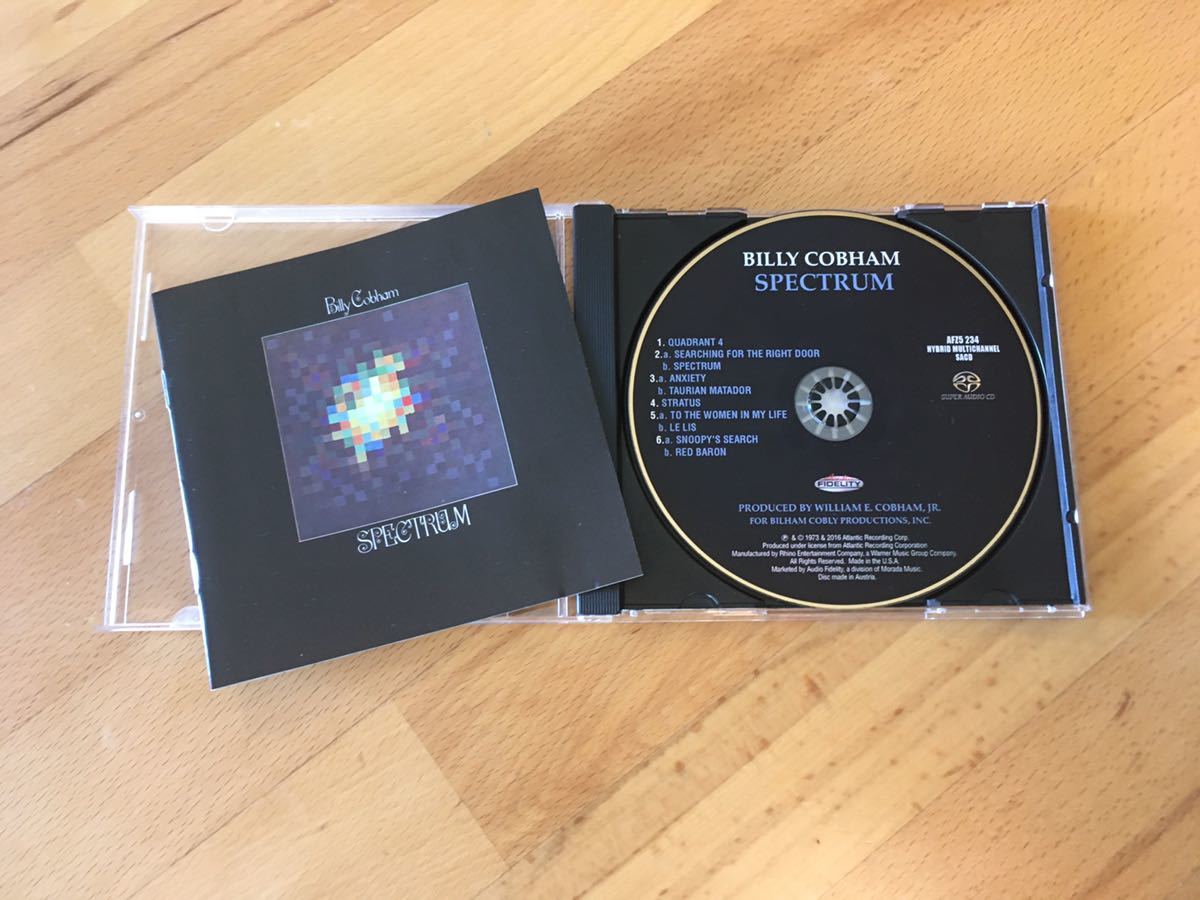 Billy Cobham / Spectrum(Hybrid SACD)マルチch収録/ビリー・コブハム