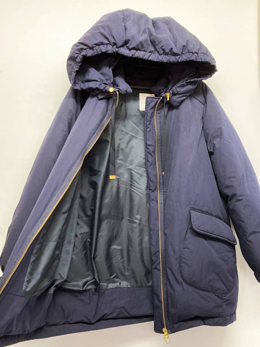 美品☆LANVIN en Bleu ランバン オンブル― ダウンコート サイズ38