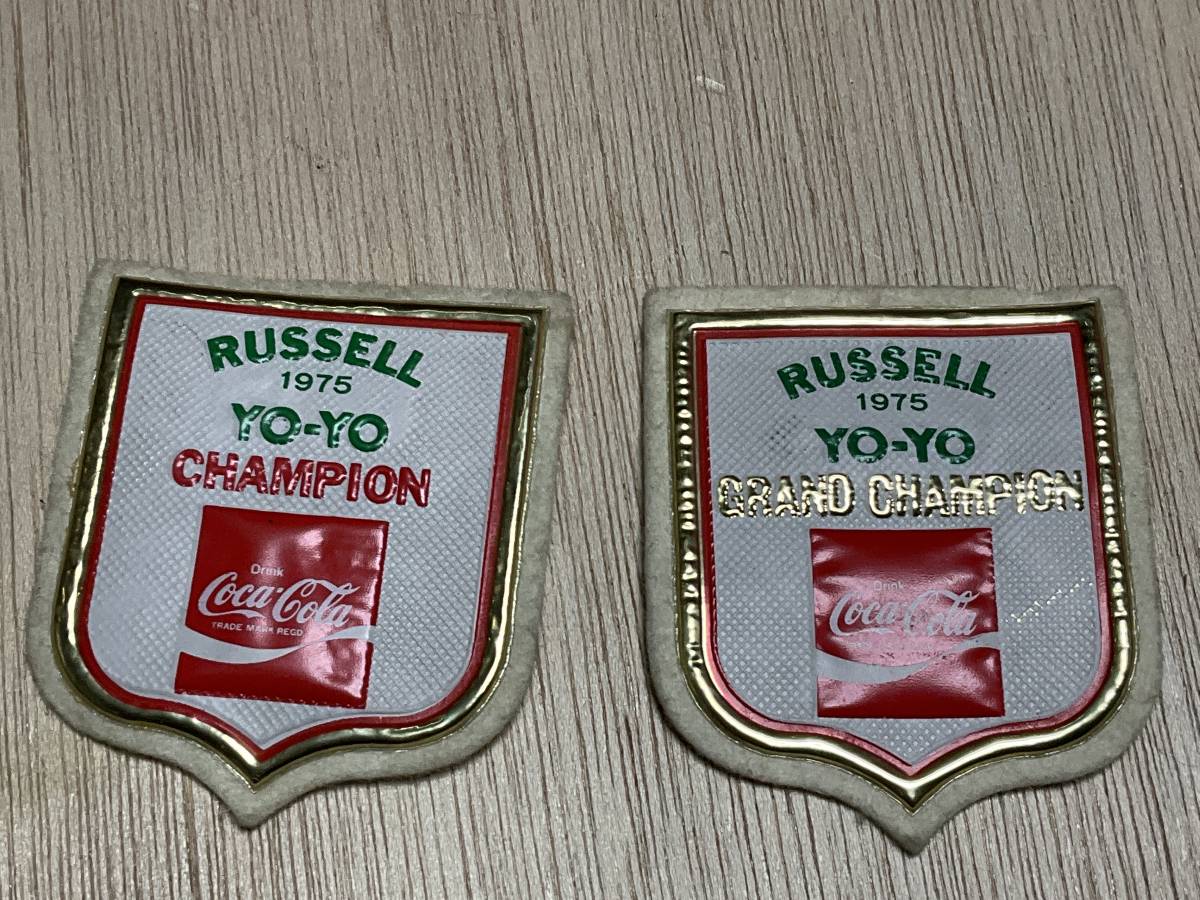 コカ・コーラ ヨーヨーチャンピオンバッチ2枚＆ヨーヨー2個 送料込
