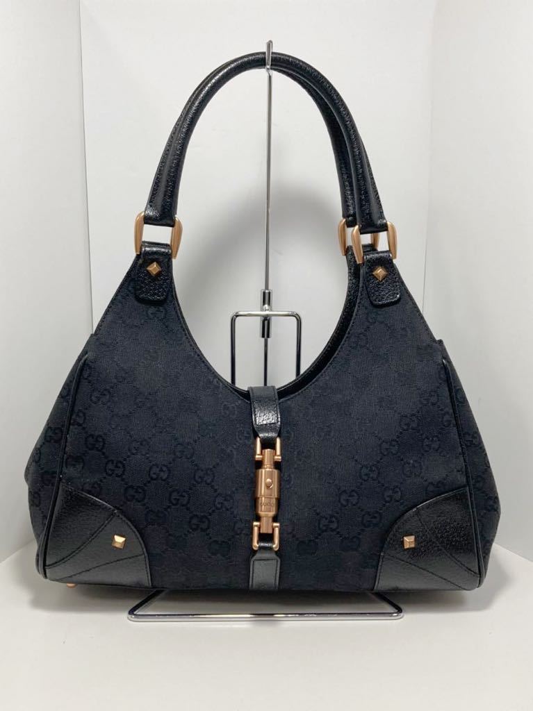 GUCCI グッチ ニュージャッキー ショルダーバッグ 124407 ブラック GG 