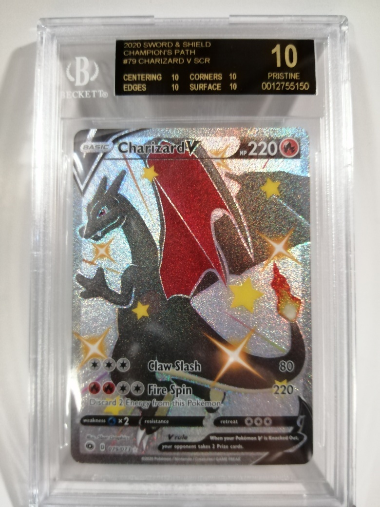 ポケモンカード リザードン V Ssr 079 073 色違い 英語 チャンピオンズパス Charizard シャイニー Bgs10 ポケモンカードゲーム 売買されたオークション情報 Yahooの商品情報をアーカイブ公開 オークファン Aucfan Com