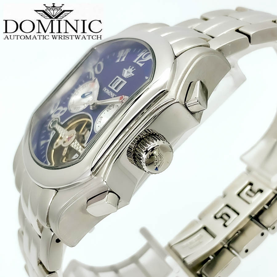 1円】DOMINIC男性ウォッチアナログAUTOMATICオートマチック自動巻き