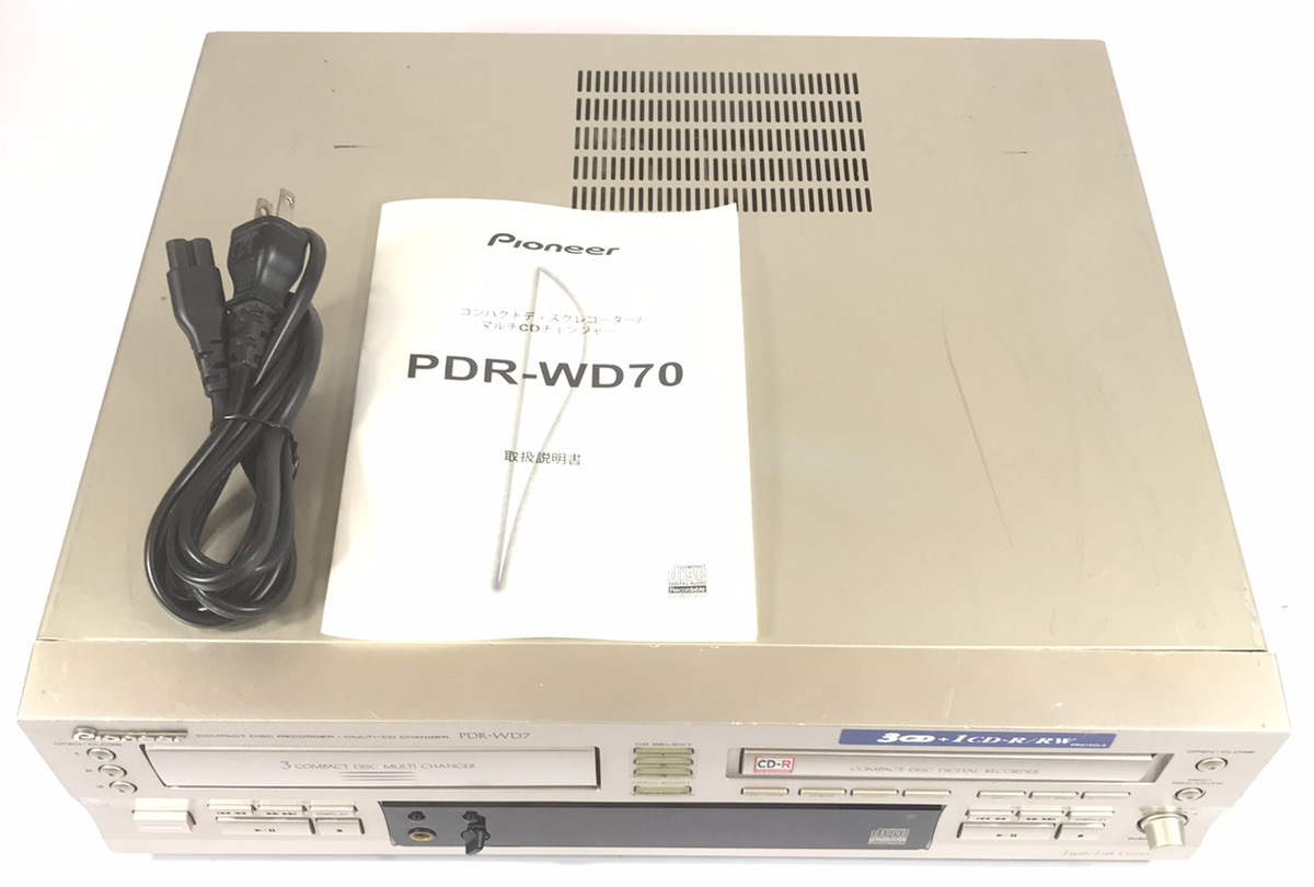 Pioneer コンパクトディスクレコーダー PDR-WD70 Pioneer コンパクトディスクレコーダー PDR-WD70