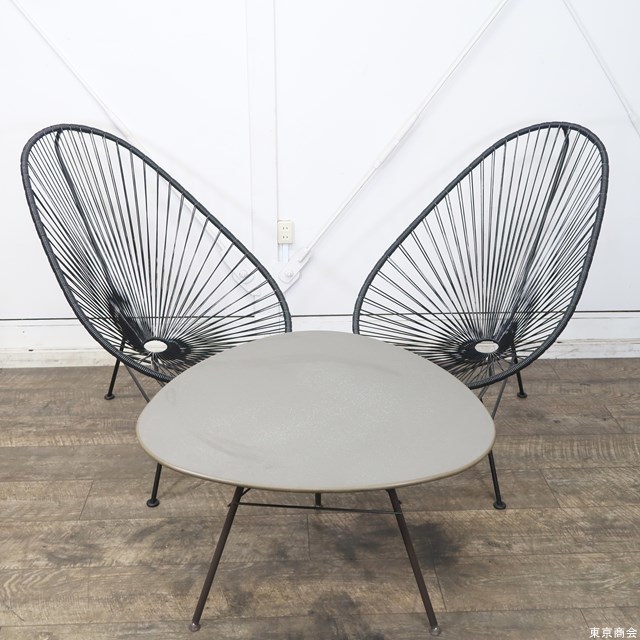 METROCSブラック アカプルコチェア アカプルコチェア公式オンライン 