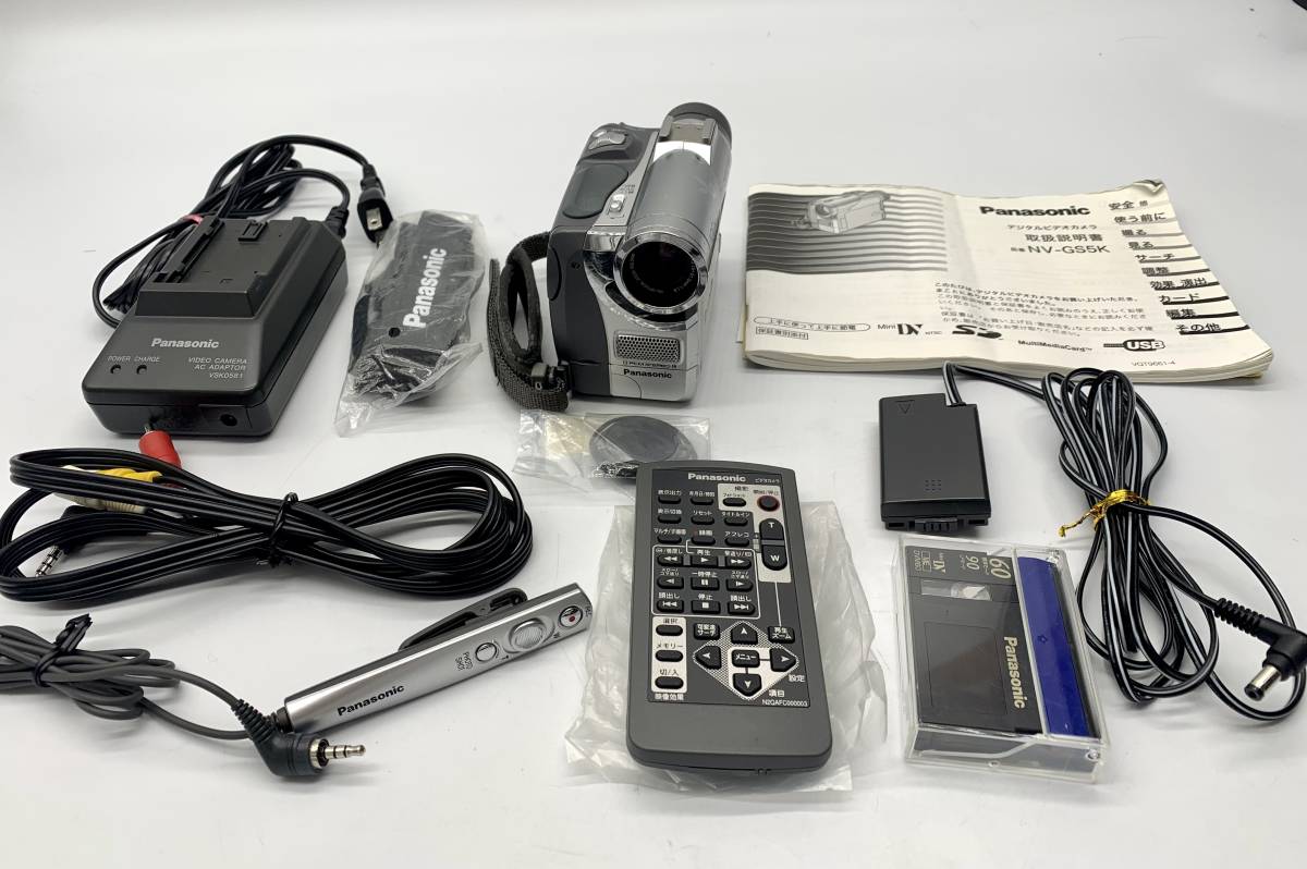 ☆Panasonic miniDV ビデオカメラ NV-GS5K ダビング・再生 ☆ ミニDV