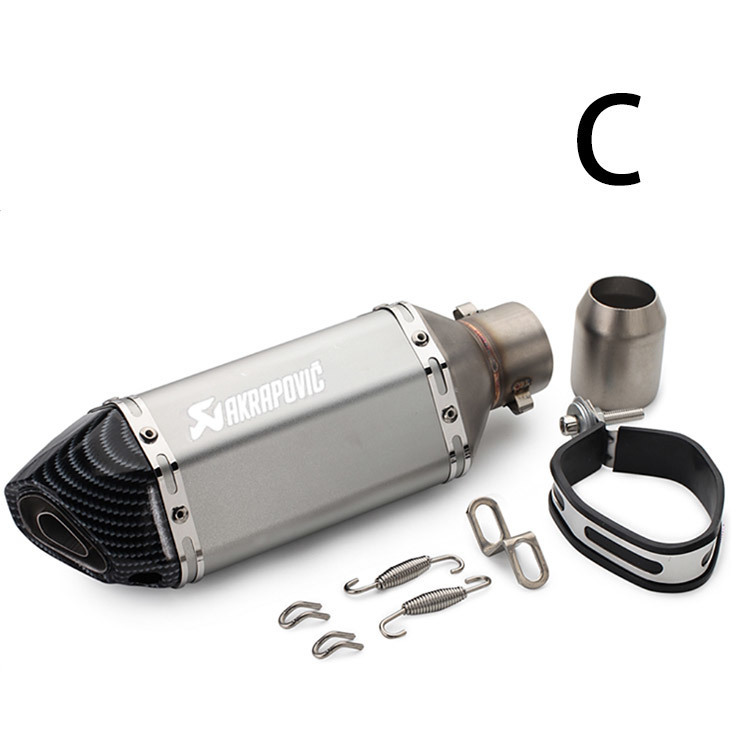 スリップオンマフラー バイクサイレンサー 50.8mm 全長305mm 汎用