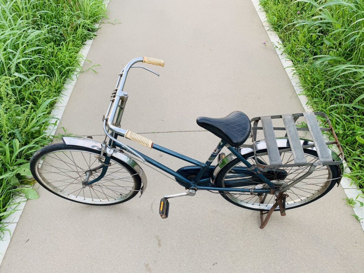 ☆実用車☆昭和 レトロ FUJI HOPE ビンテージ☆運搬車 ロッドブレーキ 