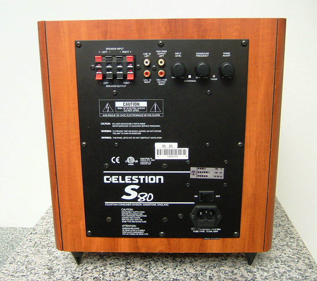 極上 完動 美品 CELESTION セレッション S80 サブウーファー 英国