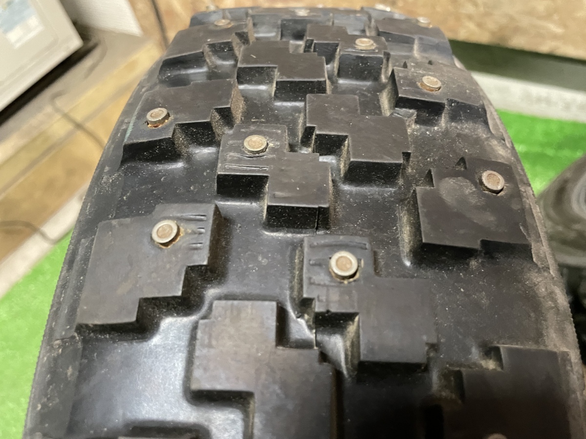 155/65R13 YOKOHAMA ADVAN MT-14 フルピン カップピン スパイクタイヤ