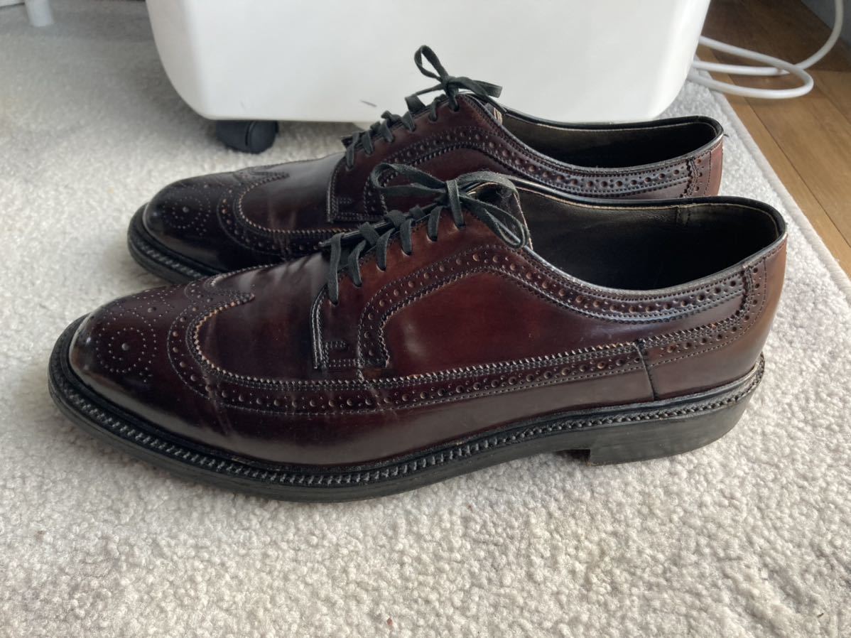 Hanover 2351 9.5D コードバン ウイングチップ L.B. Sheppard  