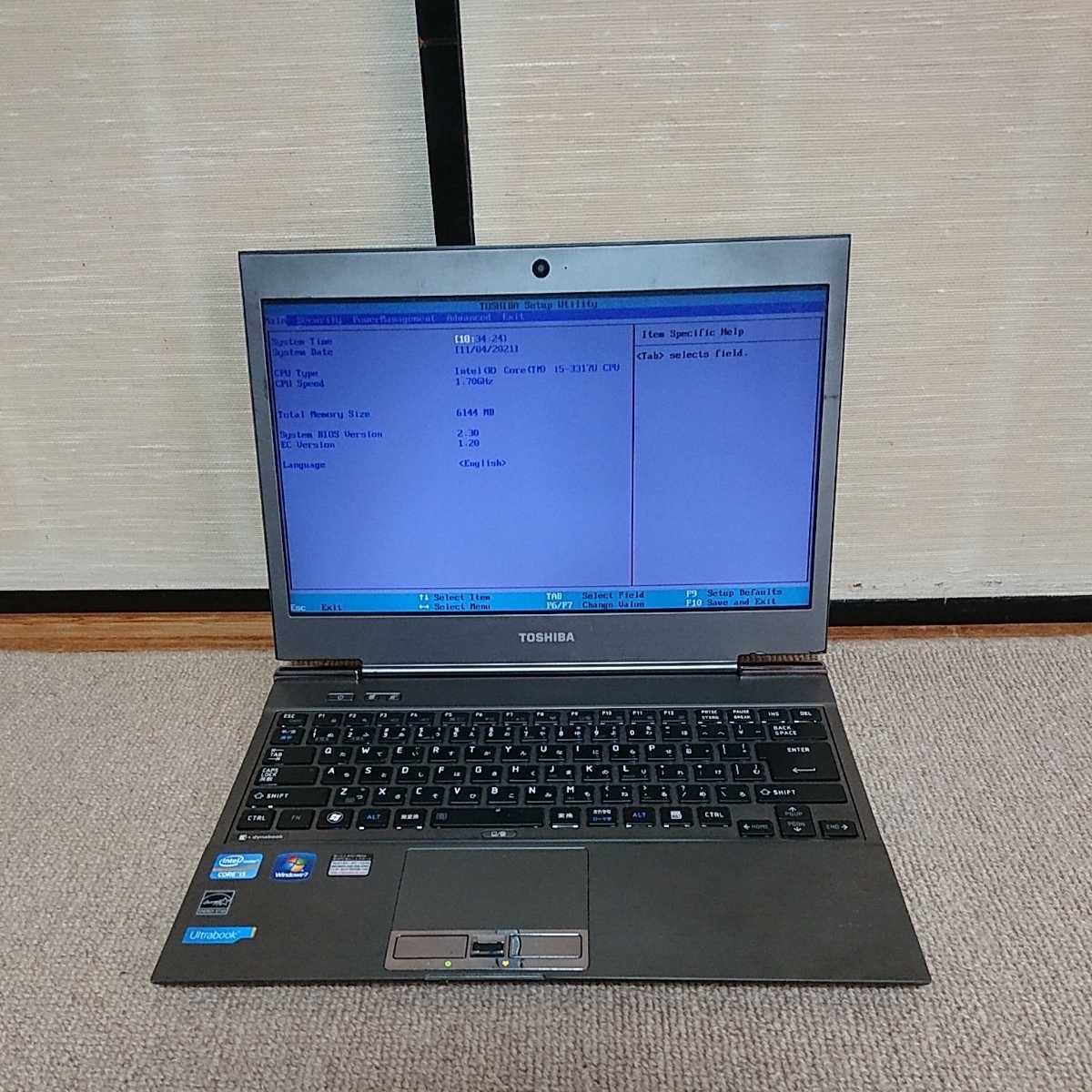 Ⅹ TOSHIBA dynabook R632/28FS 10GB Ⅹ TOSHIBA dynabook R632/28FS 10GB TOSHIBA dynabook R632/28FS 現状