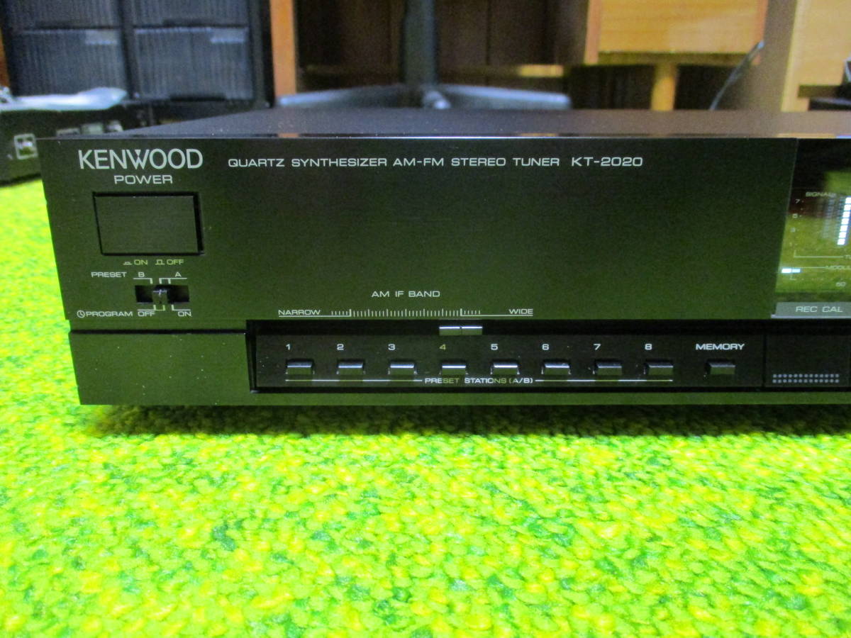KENWOOD TUNER KT-2020（B） 動作確認済み KENWOOD TUNER KT-2020（B