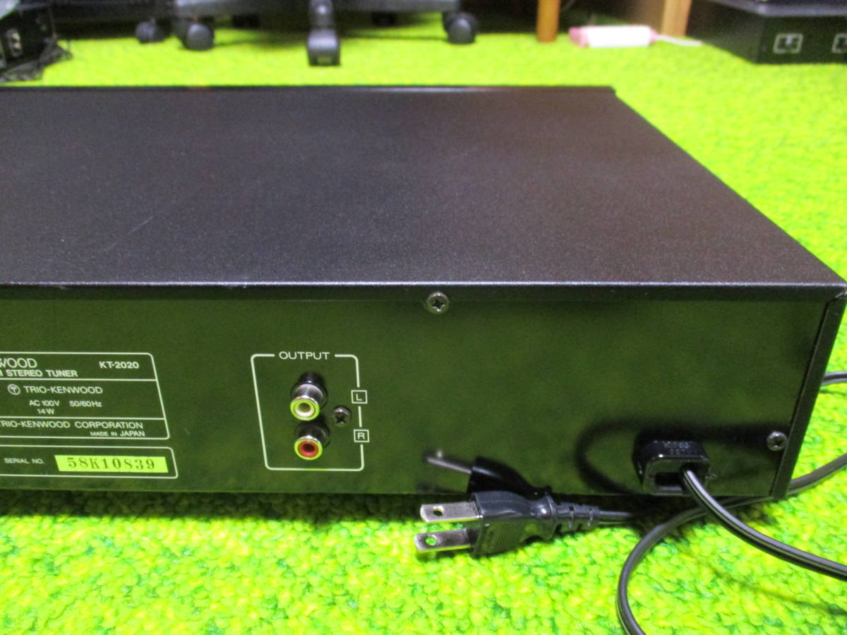 KENWOOD TUNER KT-2020（B） 動作確認済み KENWOOD TUNER KT-2020（B