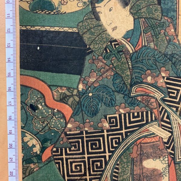 睦月 時世源氏十二ヶ月ノ内 Yahoo!オークション 画 - 豊國 浮世絵 源氏
