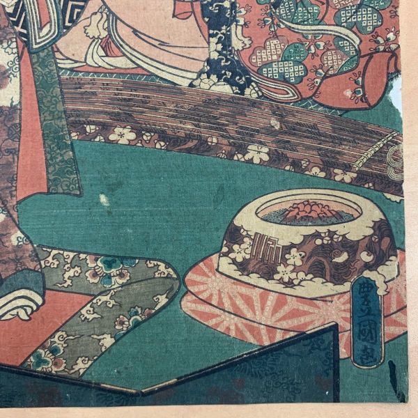 睦月 時世源氏十二ヶ月ノ内 Yahoo!オークション 画 - 豊國 浮世絵 源氏