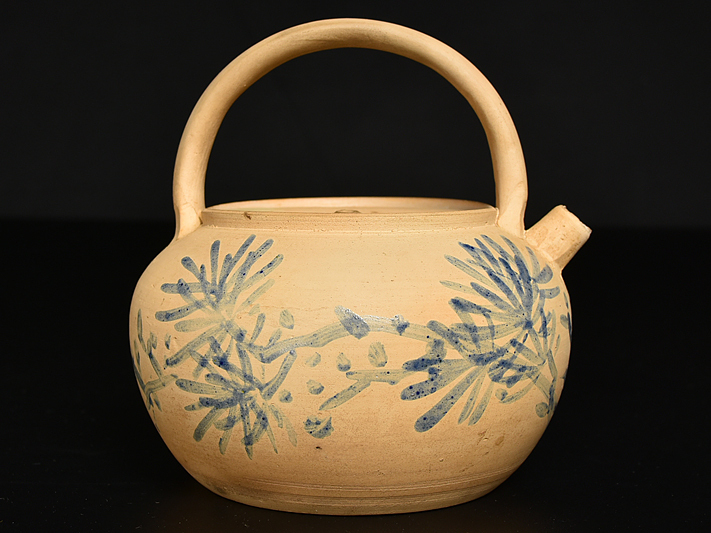 煎茶道具 京焼 煎茶器 茶道具 茶器 煎茶碗 染付 セット 急須 平安 青