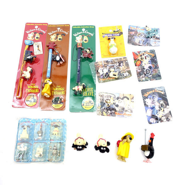 豊富な，限定SALE ☆ ウォレスとグルミット ストラップ セット