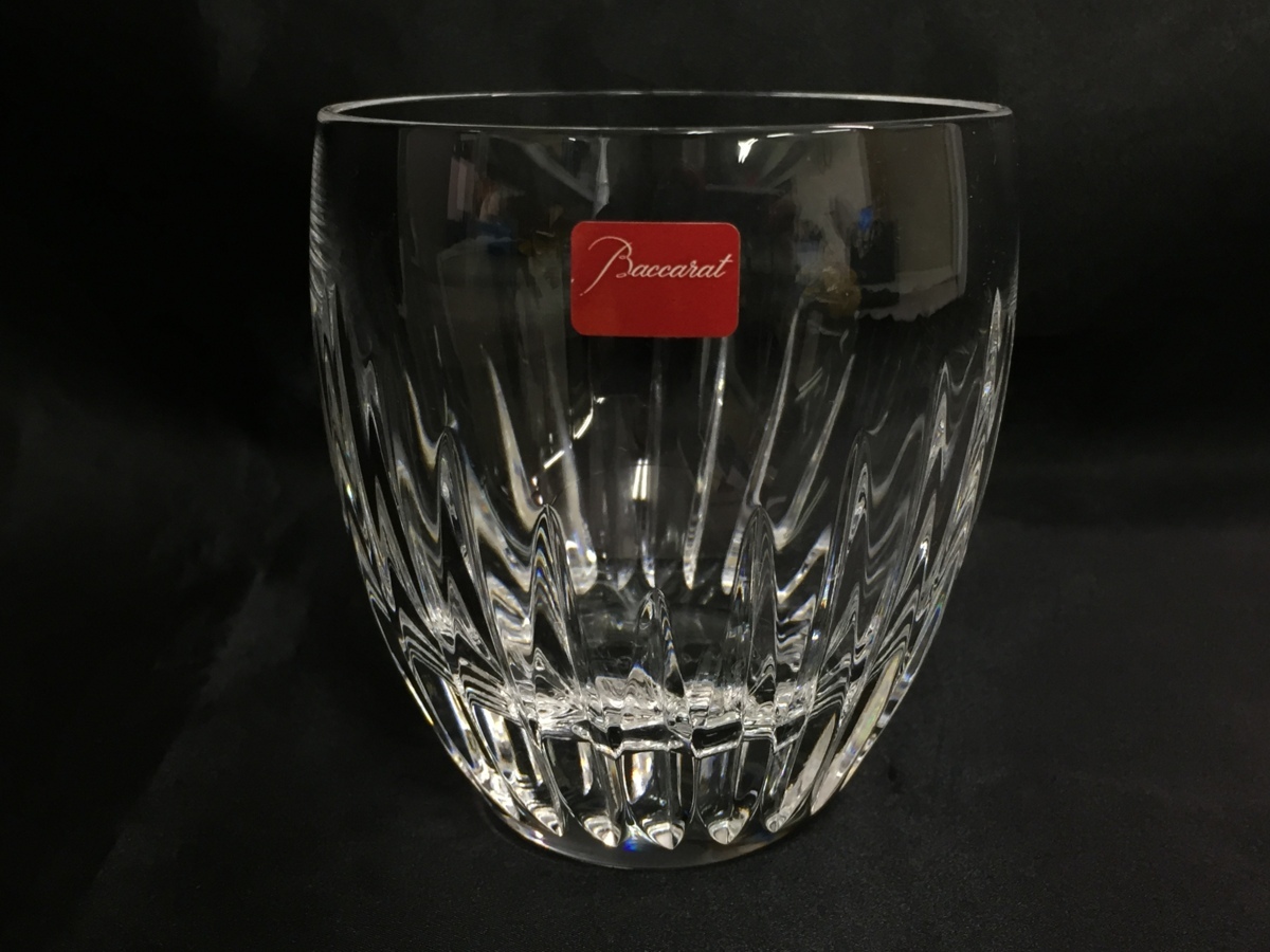 マッセナ バカラ タンブラー ロックグラス Baccarat グラス - 箱付き 