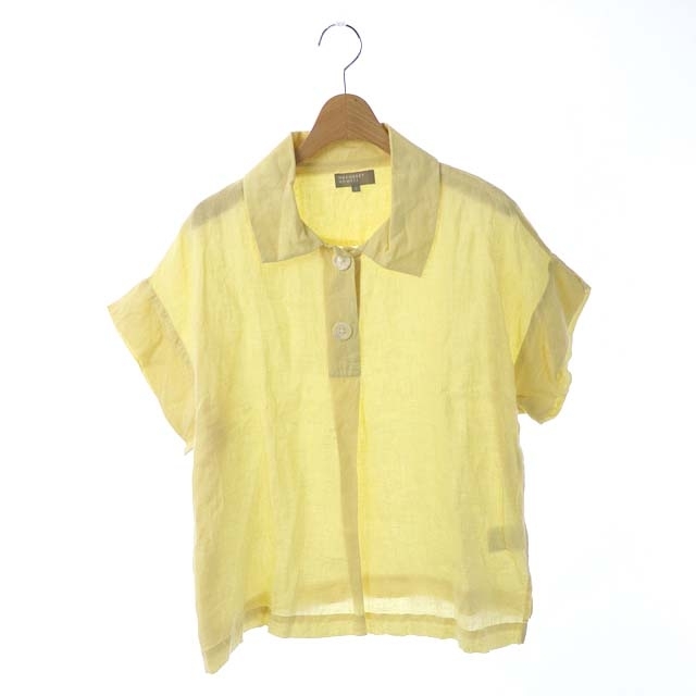 豊富な，送料無料 マーガレットハウエル MARGARET HOWELL 20SS FINE LINEN シャツ リネン 半袖 プルオーバー 1 黄色 イエロー /AA OS レディース(半袖シャツ)｜売買されたオークション情報、yahooの商品情報をアーカイブ公 女性用