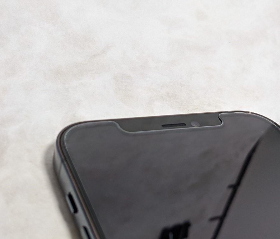 iPhone 12/12 Pro用液晶保護強化ガラスフィルム ブルーライトカット 3枚セット_8