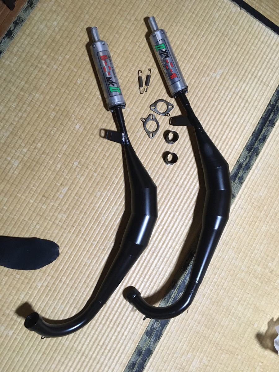 ルーニーチャンバー RG250E 当時物 検)KH400 GT380 CB400F (マフラー 